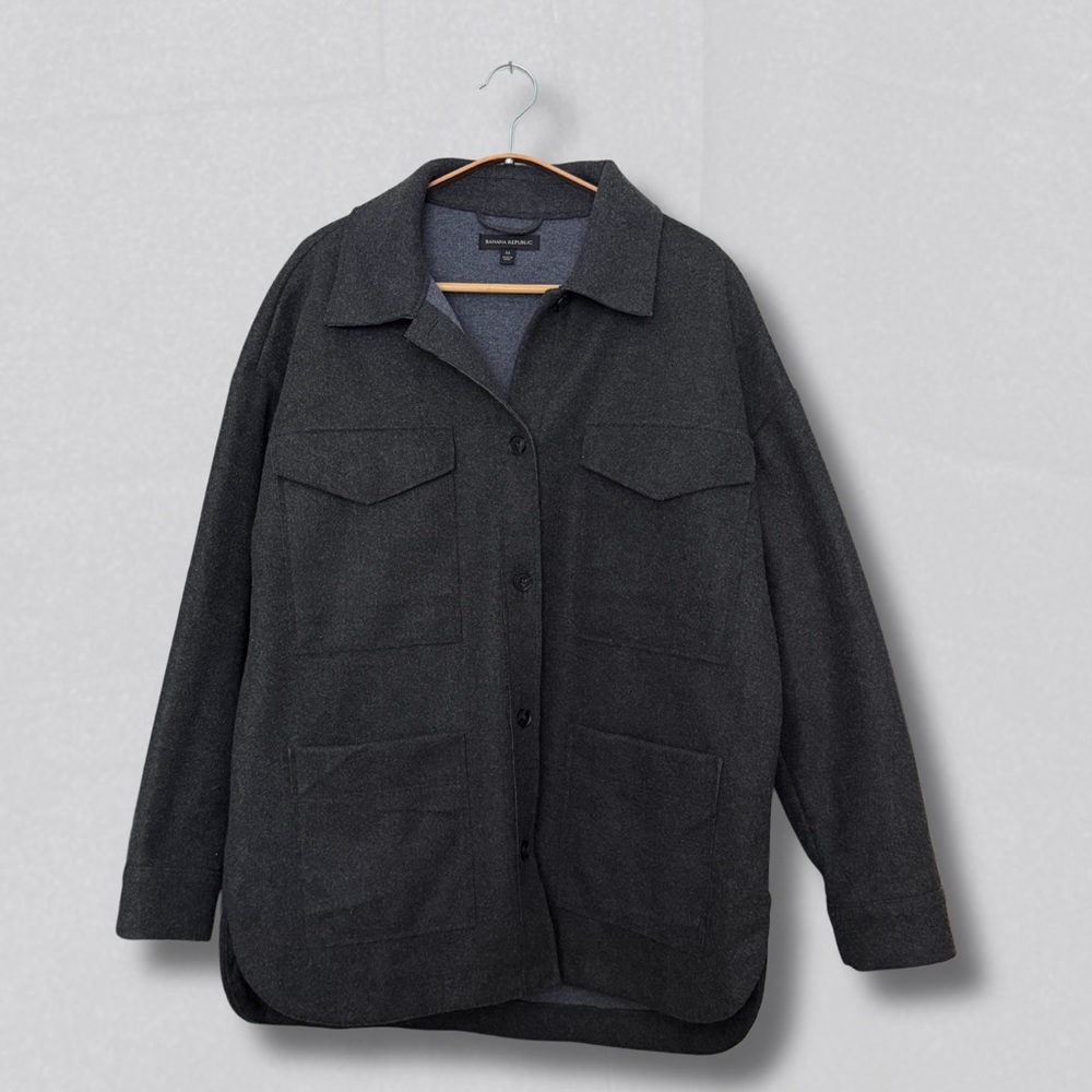 Banana Republic Charcoal Gray Knit Sweater